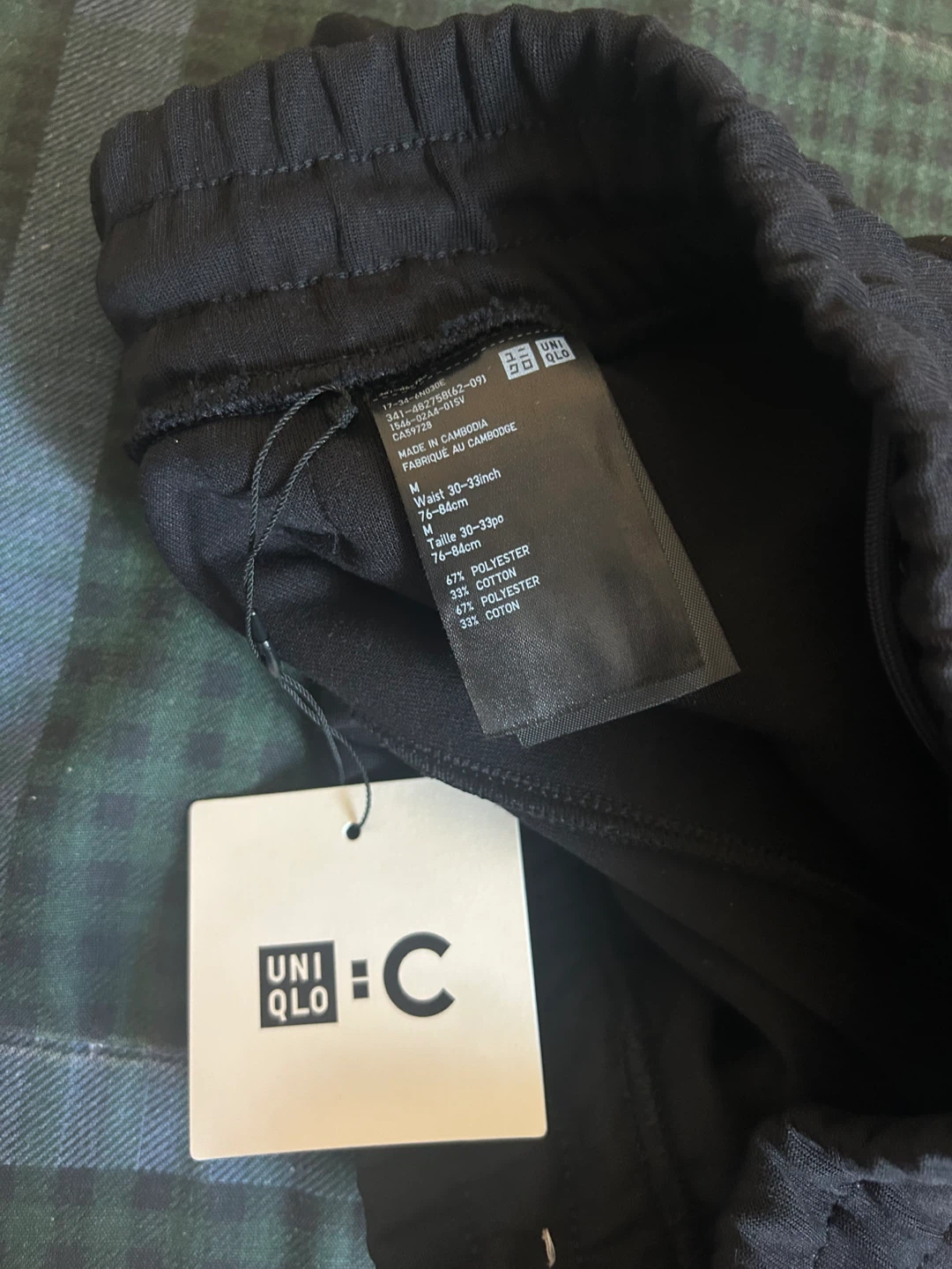 UNIQLO :C Sweat Wide Shorts Black Size M - photo 4