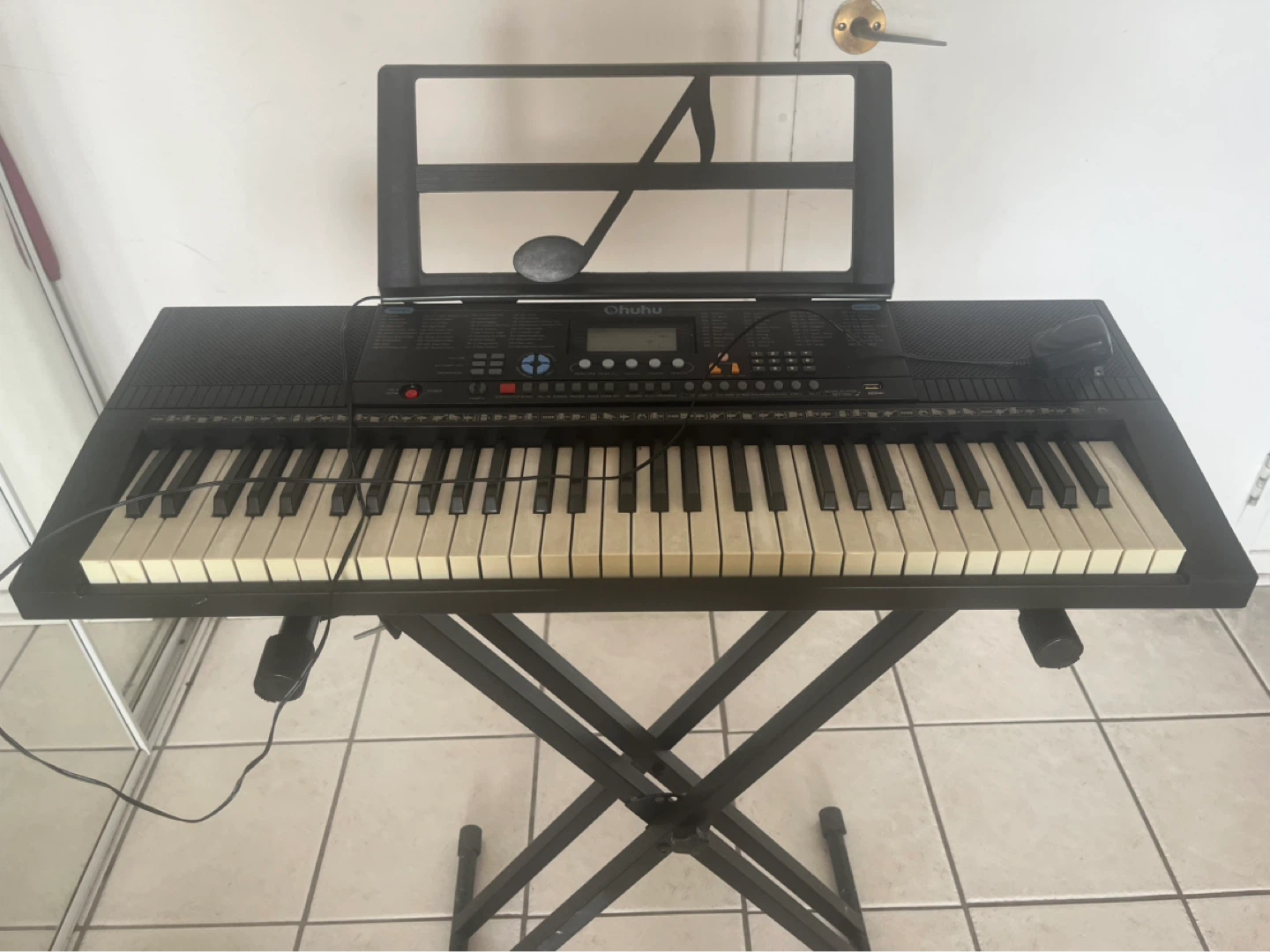 Ohuhu Electronic Keyboard with Stand and Microphone