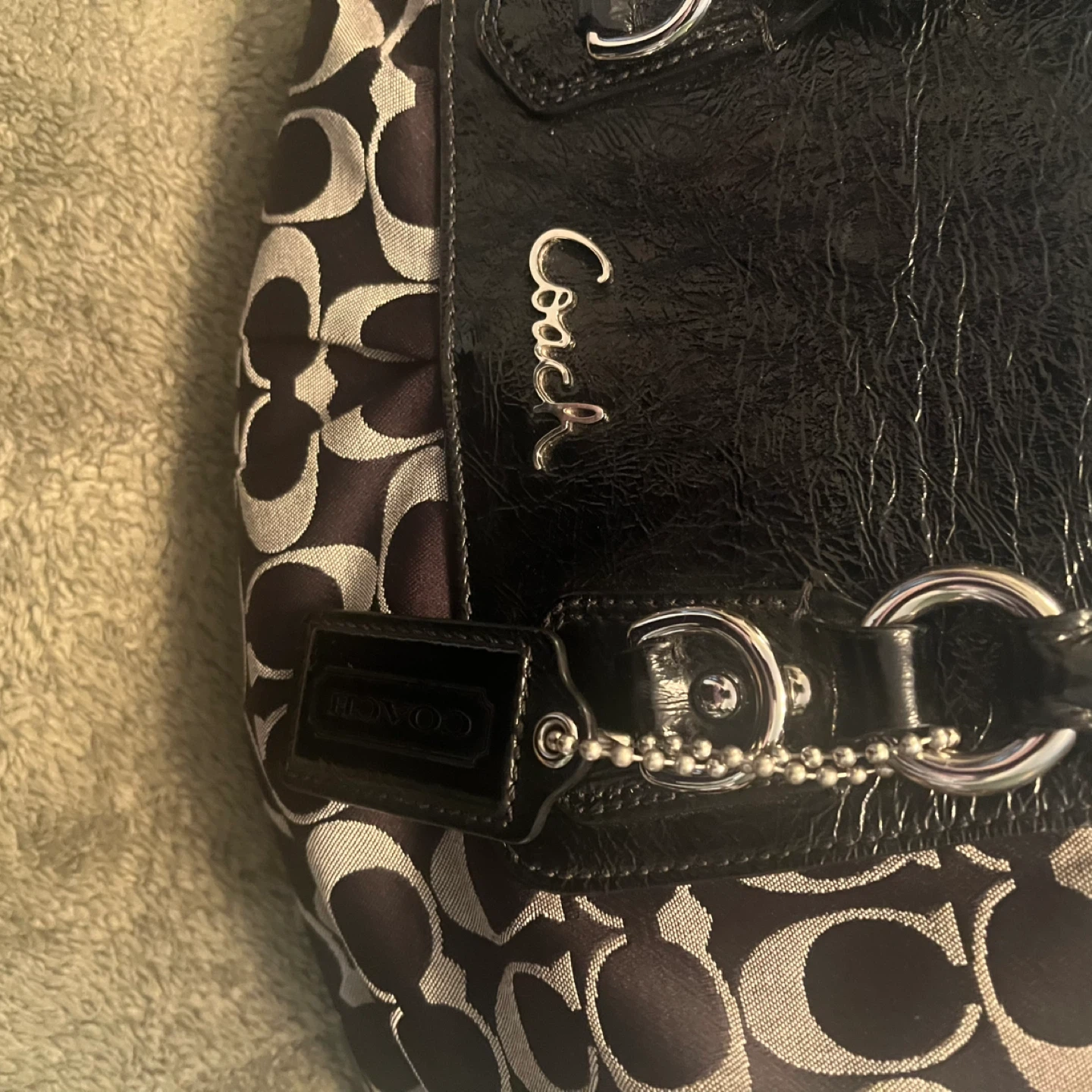 Coach Monogram Satchel Handbag - photo 3