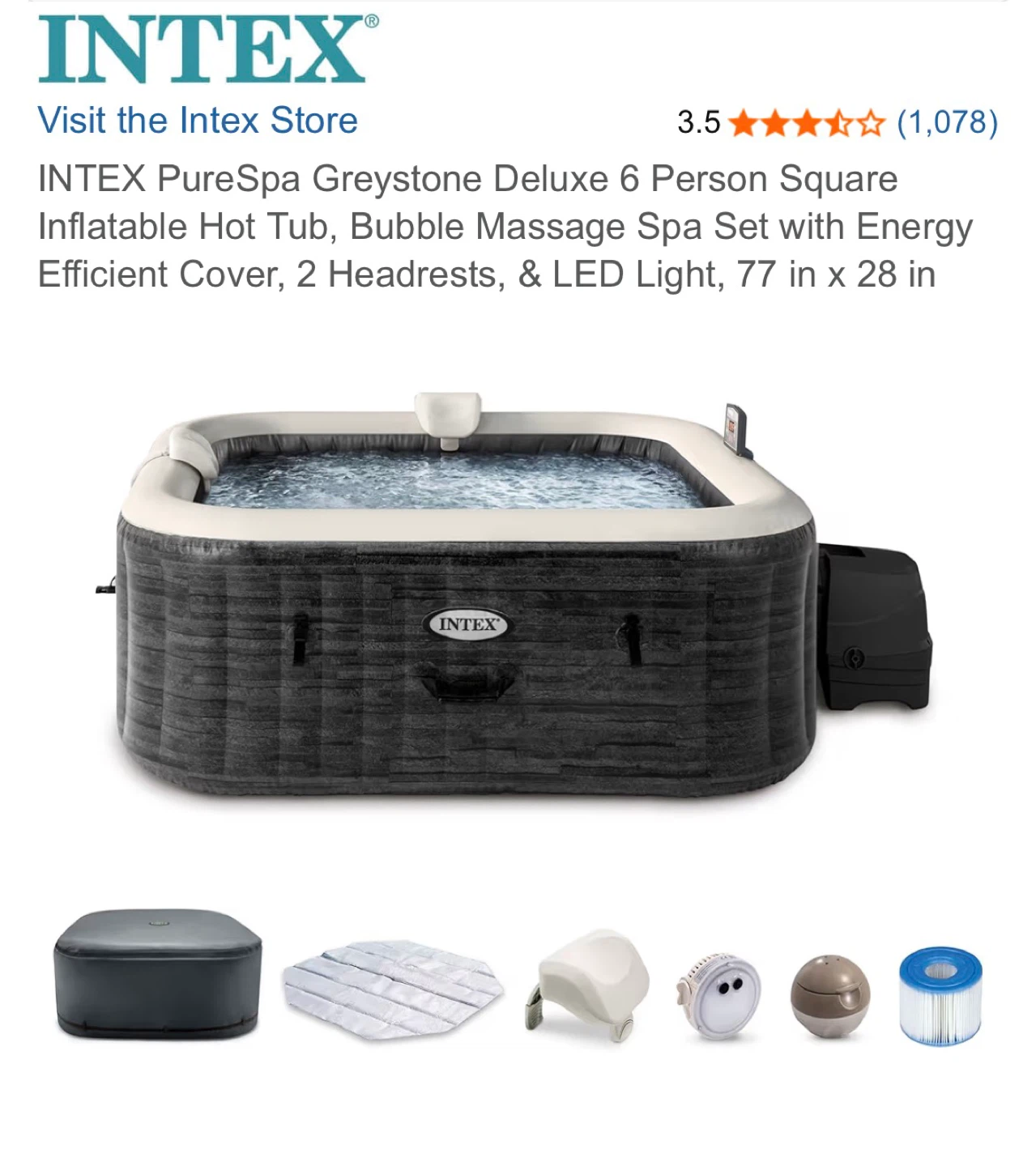 Hot tub (new heater)