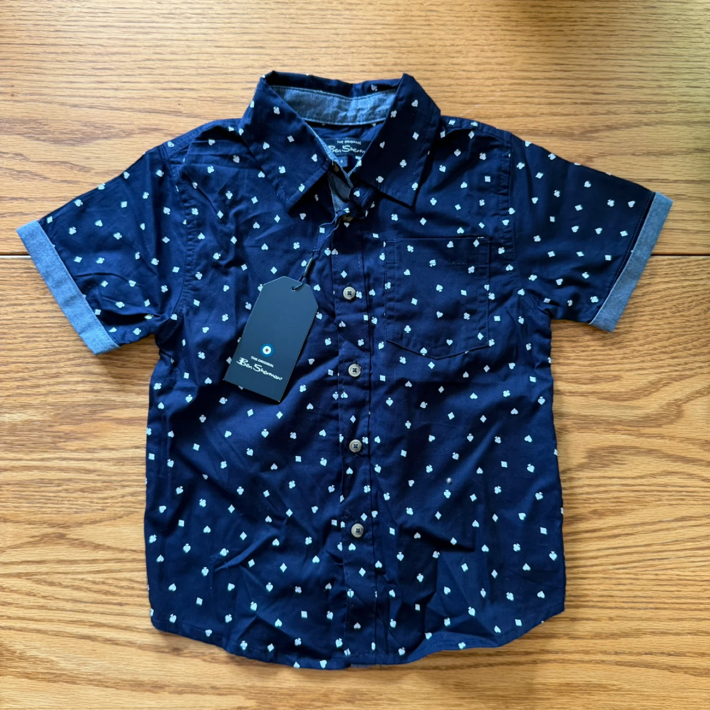 New Ben Sherman boys size 4 shirt