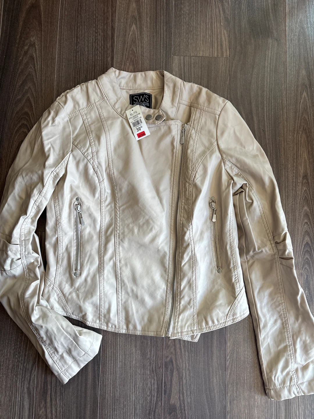 SWS Faux Leather Moto Jacket