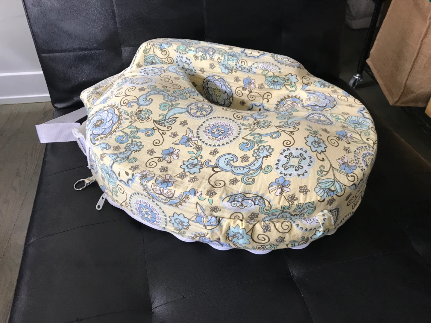 My Best Friend Nursing Pillow Yellow Floral Print