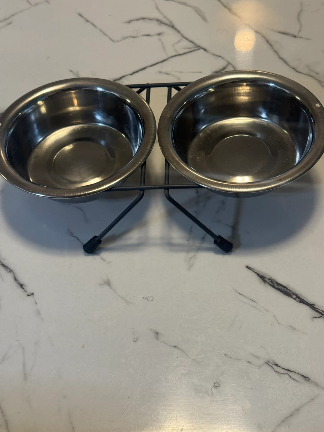 Stainless Steel Pet Bowls with Stand - photo 2