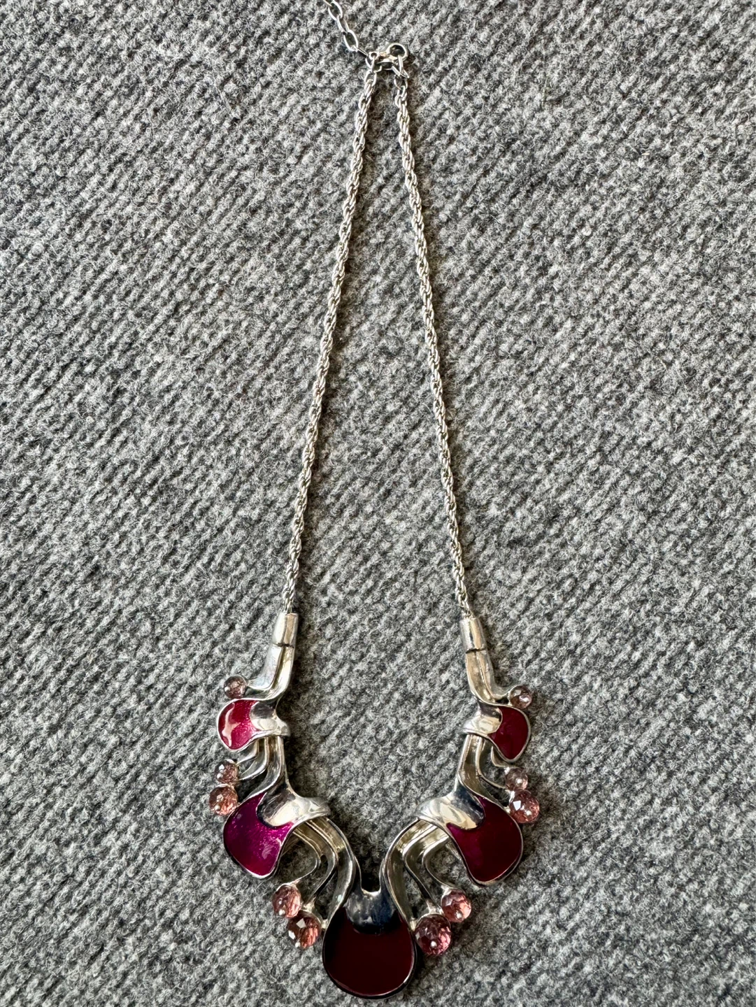 Sterling silver necklace - photo 2
