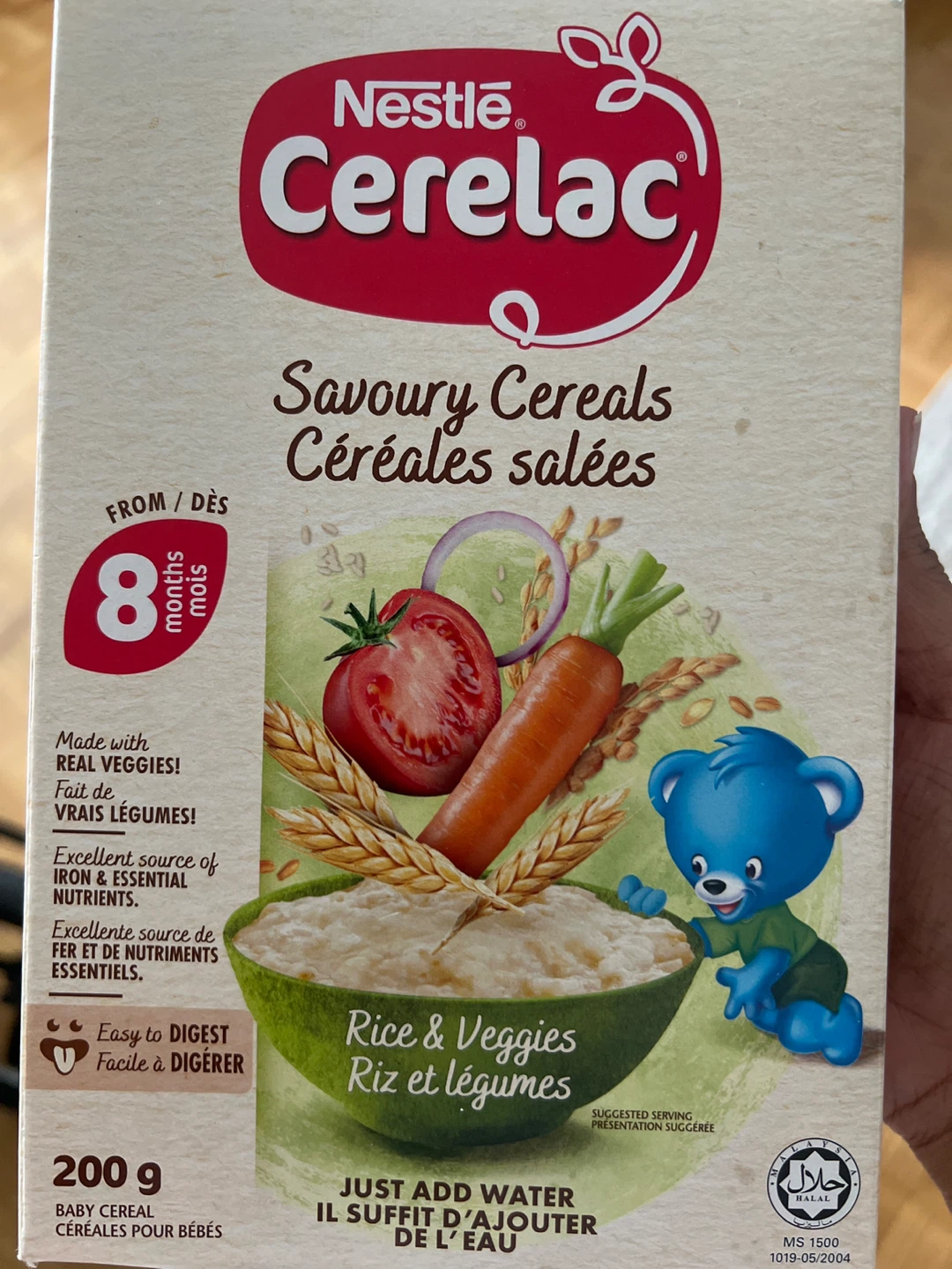 Nestle Cerelac Savoury Cereals Rice & Veggies 200g