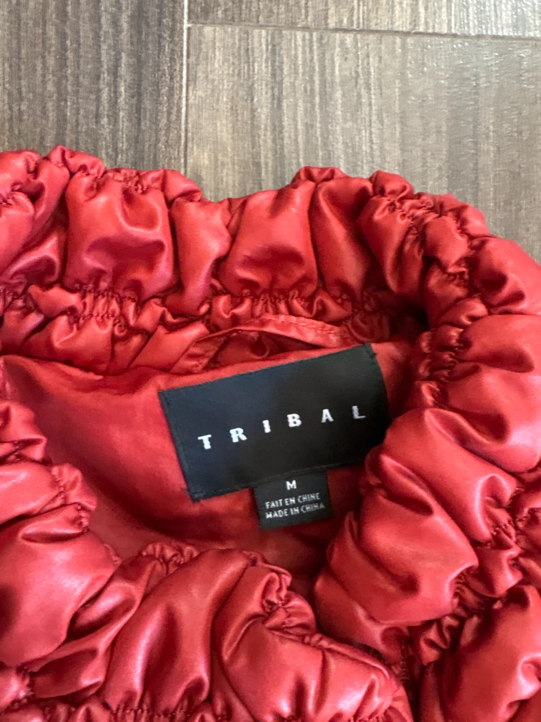 Tribal Red Puffer Jacket - photo 2