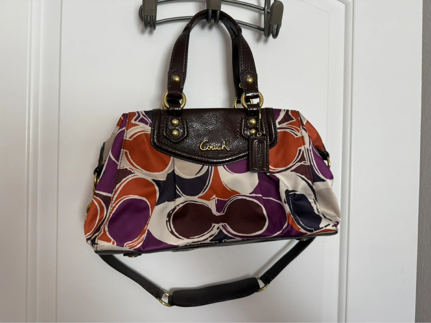 Coach Signature Print Bag and Wallet