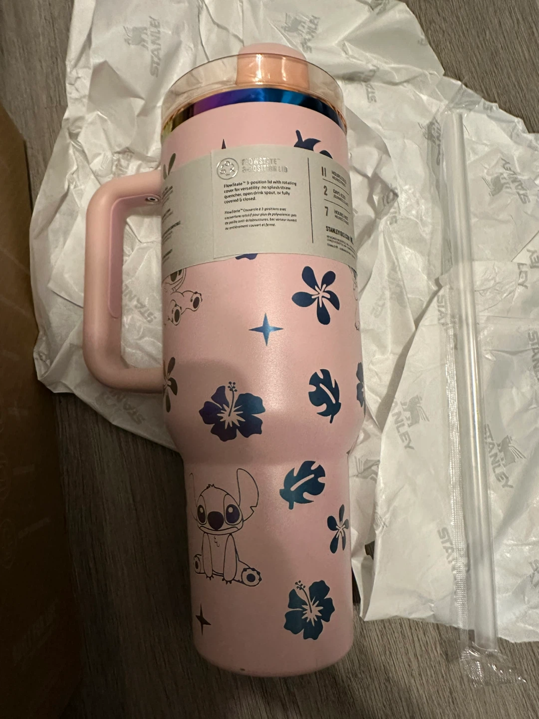 STANLEY Quencher H2.0 Tumbler - Light Pink Stitch - photo 2