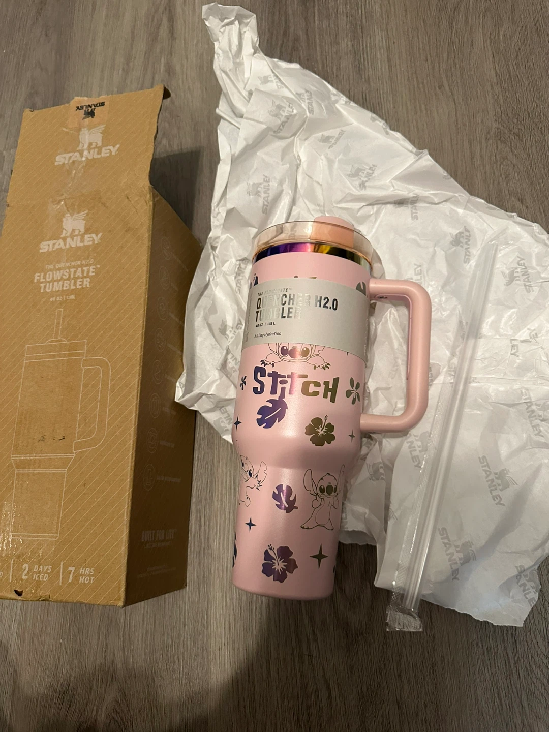 STANLEY Quencher H2.0 Tumbler - Light Pink Stitch - photo 3