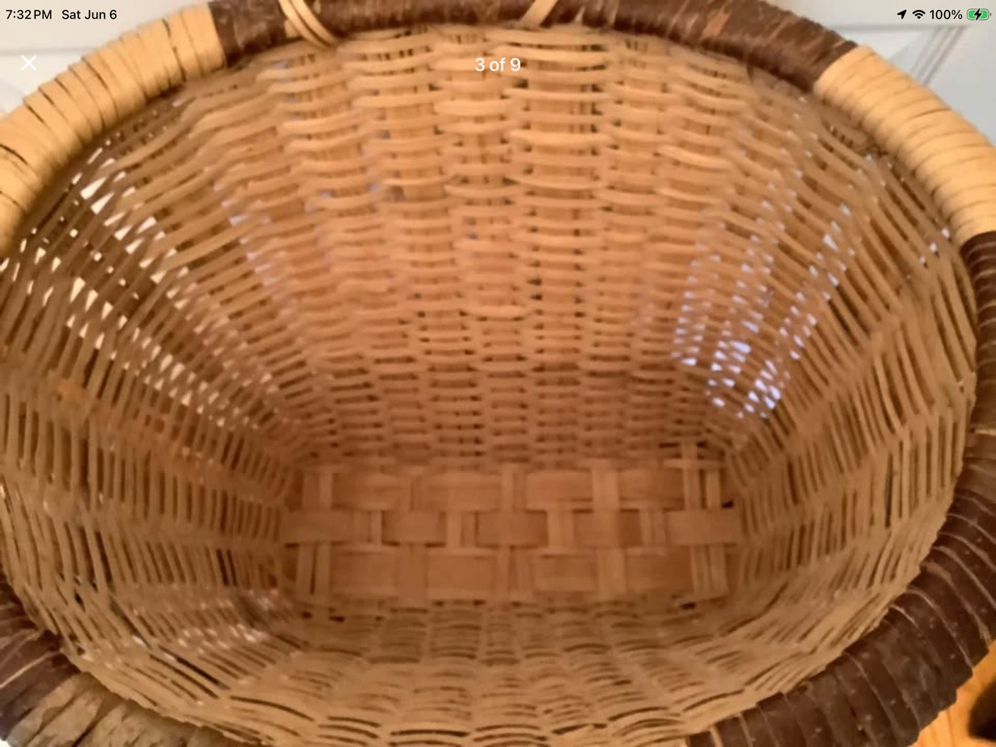 #1 Vt Romanian Split Hazel Frame Basket 🐞 - photo 3