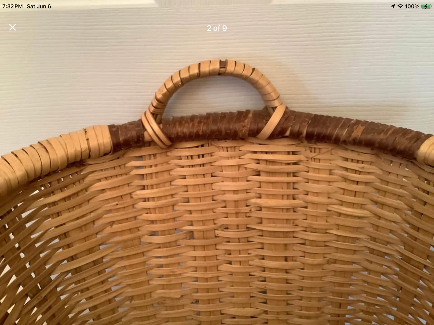 #1 Vt Romanian Split Hazel Frame Basket 🐞 - photo 2