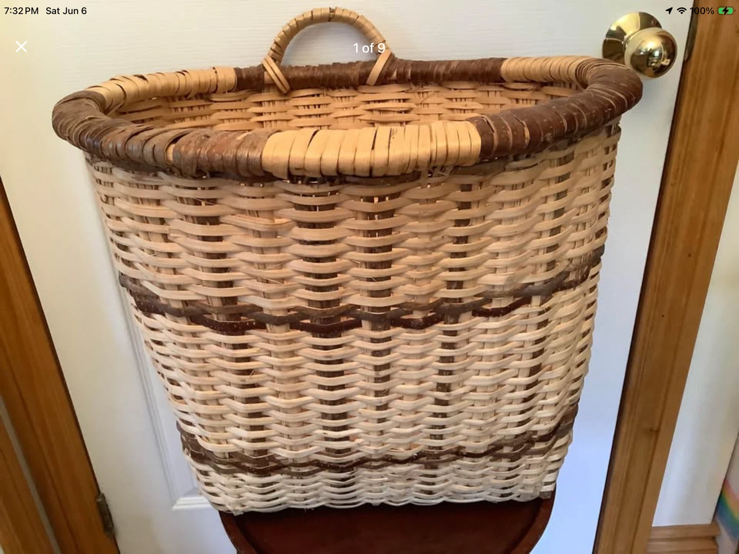 #1 Vt Romanian Split Hazel Frame Basket 🐞