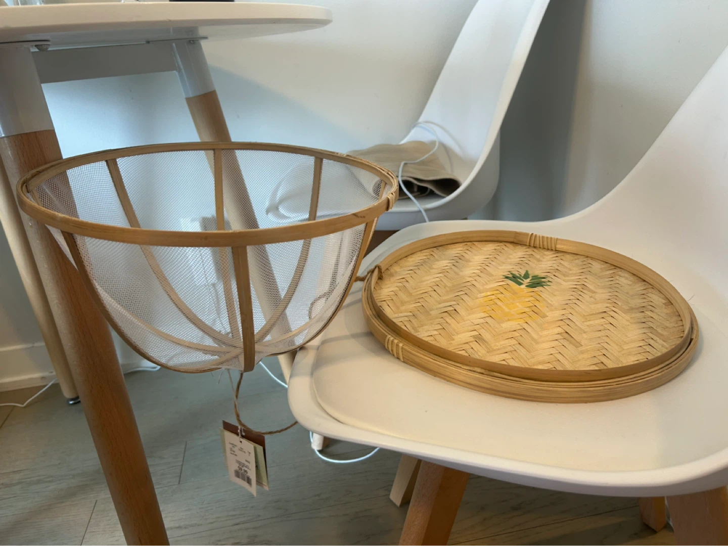 Bamboo Mesh Food Cover with Pineapple Design - photo 2