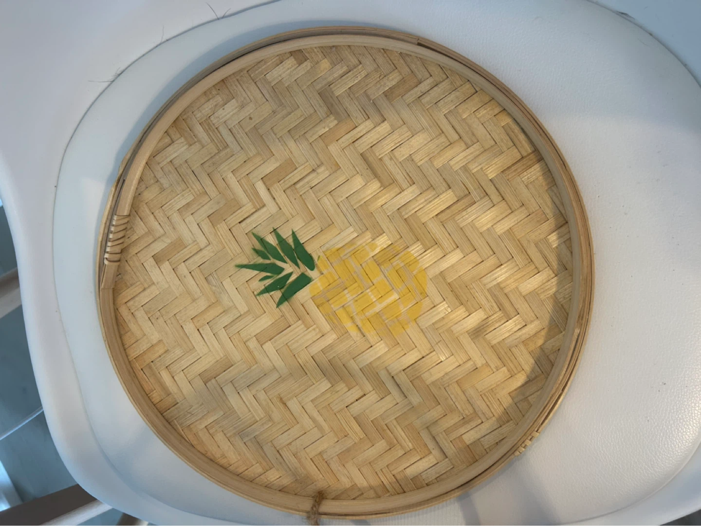 Bamboo Mesh Food Cover with Pineapple Design - photo 3