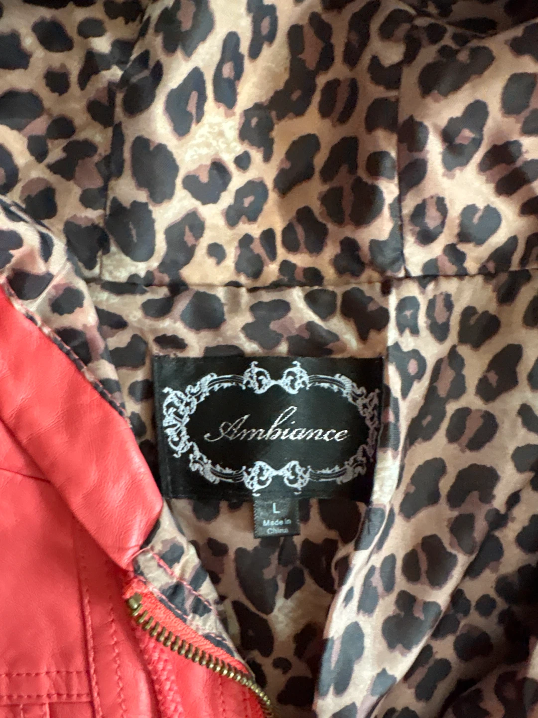 Ambiance Hooded Faux Leather Jacket - photo 2