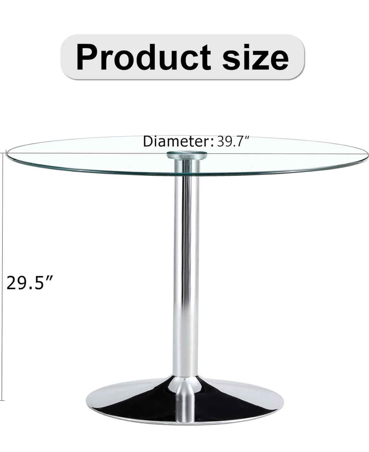 Glass Round Table - photo 2