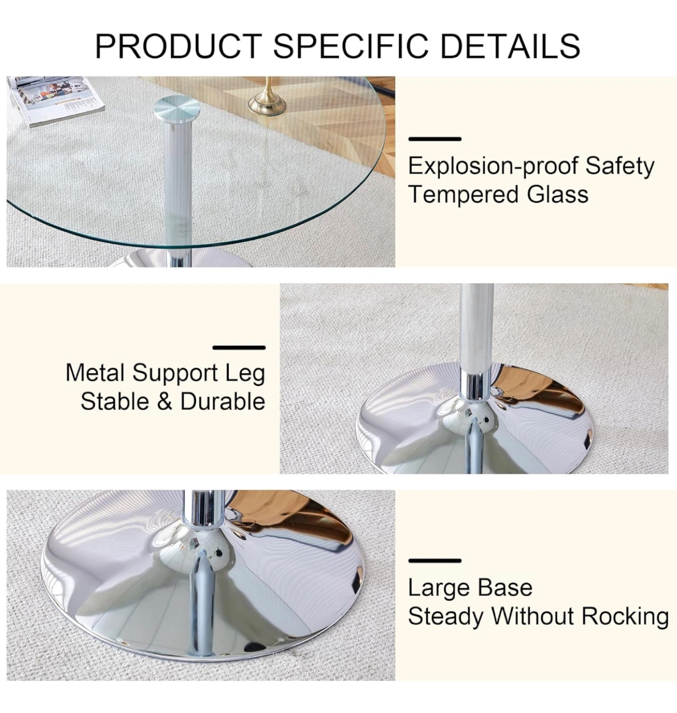 Glass Round Table - photo 4