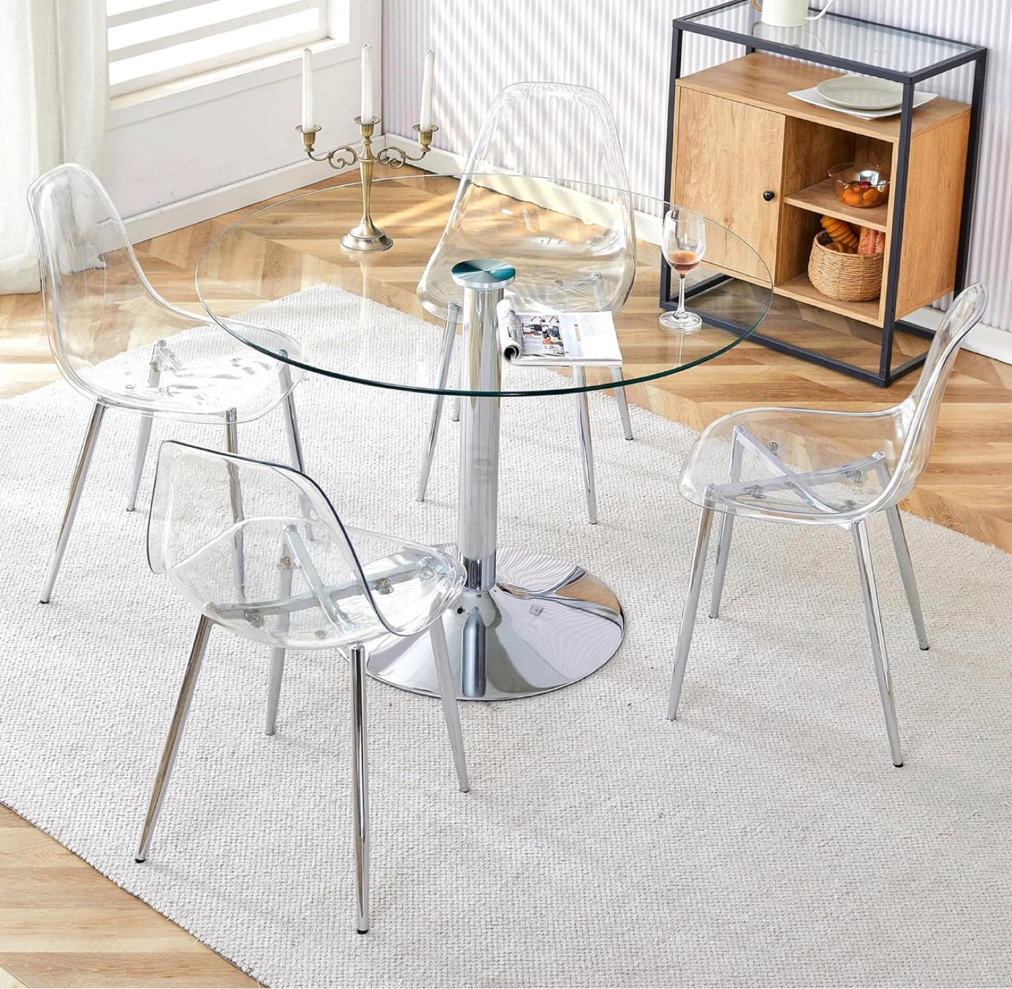 Glass Round Table - photo 5