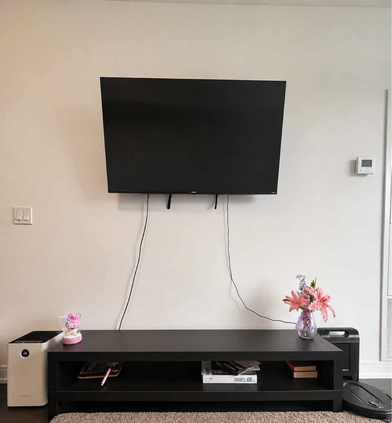 IKEA LACK TV Bench - Black-Brown