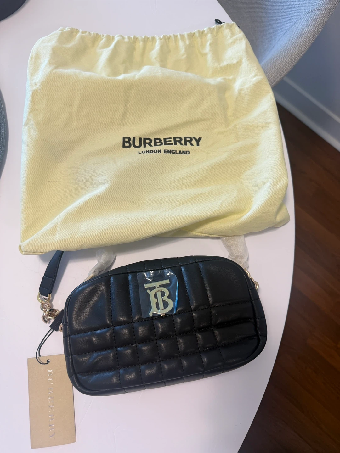 Burberry Black Quilted Leather Small Camera Bag - photo 3