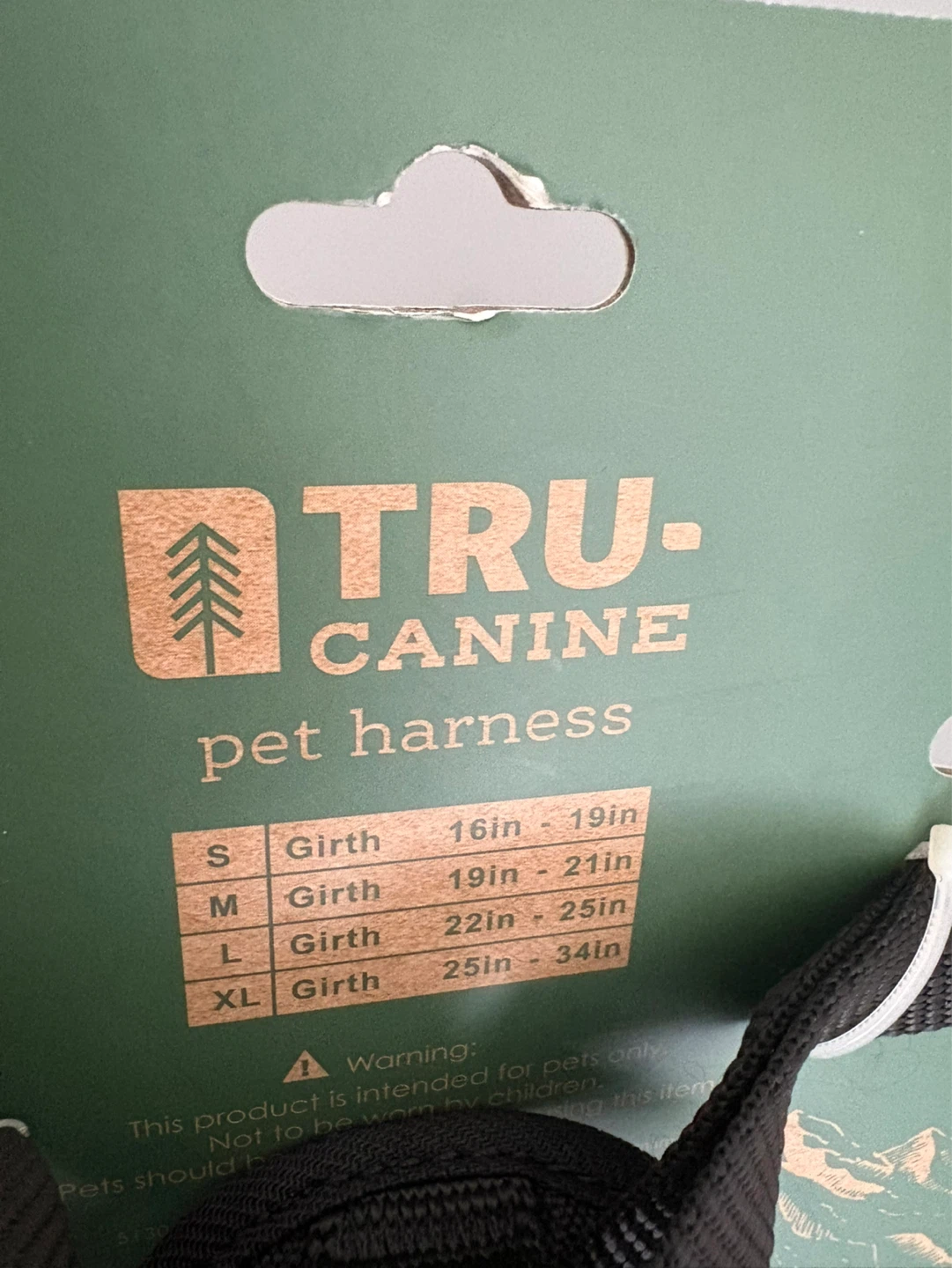 TRU-CANINE Pet Harness - Black - Size M - photo 5