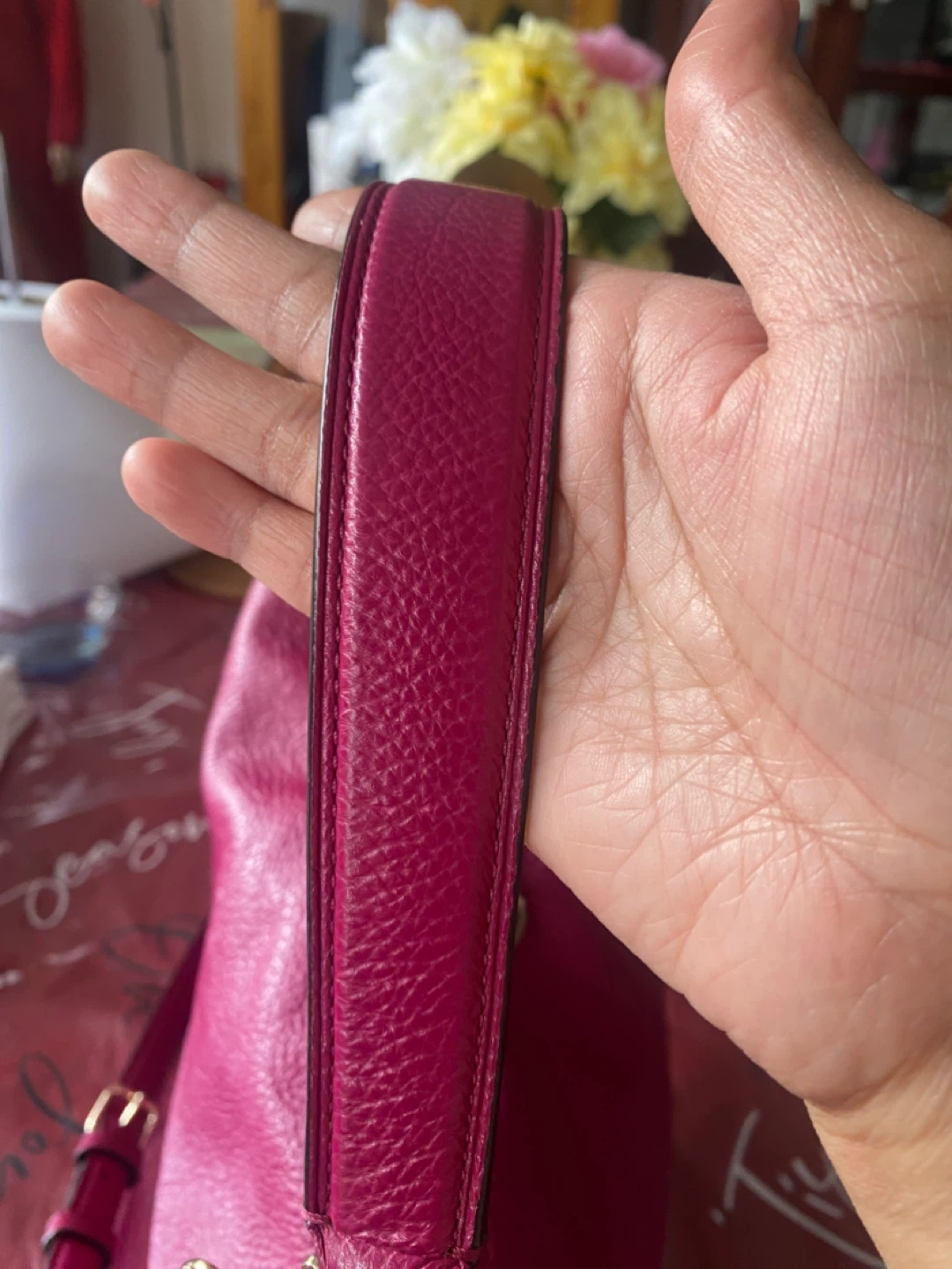 Coach Pink Leather Hobo Shoulder Bag - photo 4