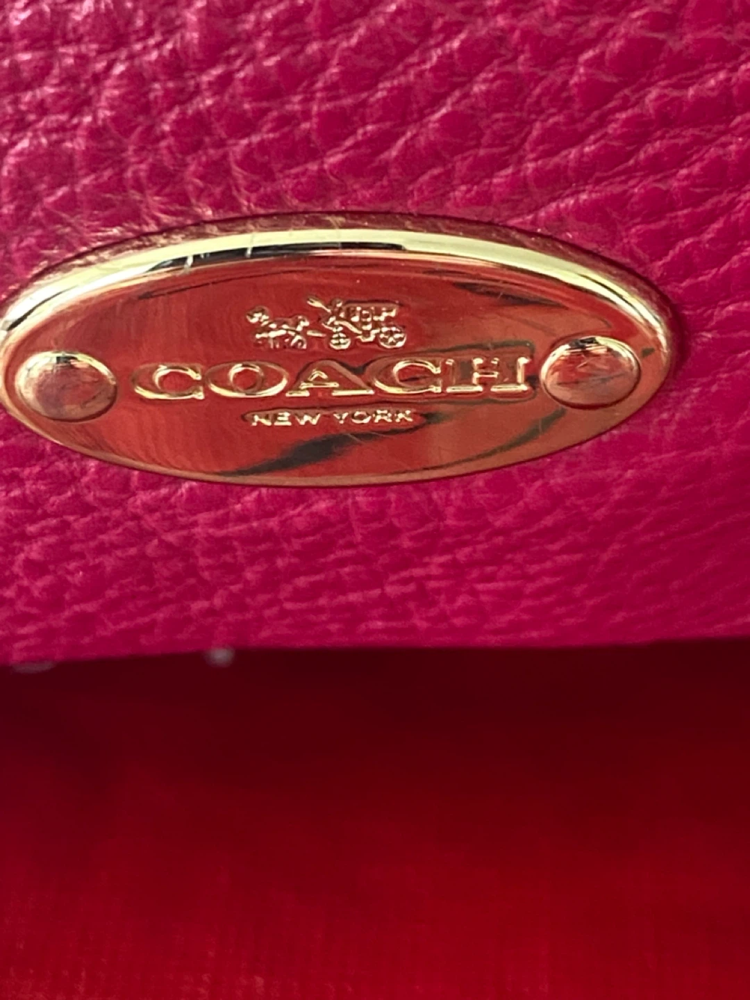 Coach Pink Leather Hobo Shoulder Bag - photo 2