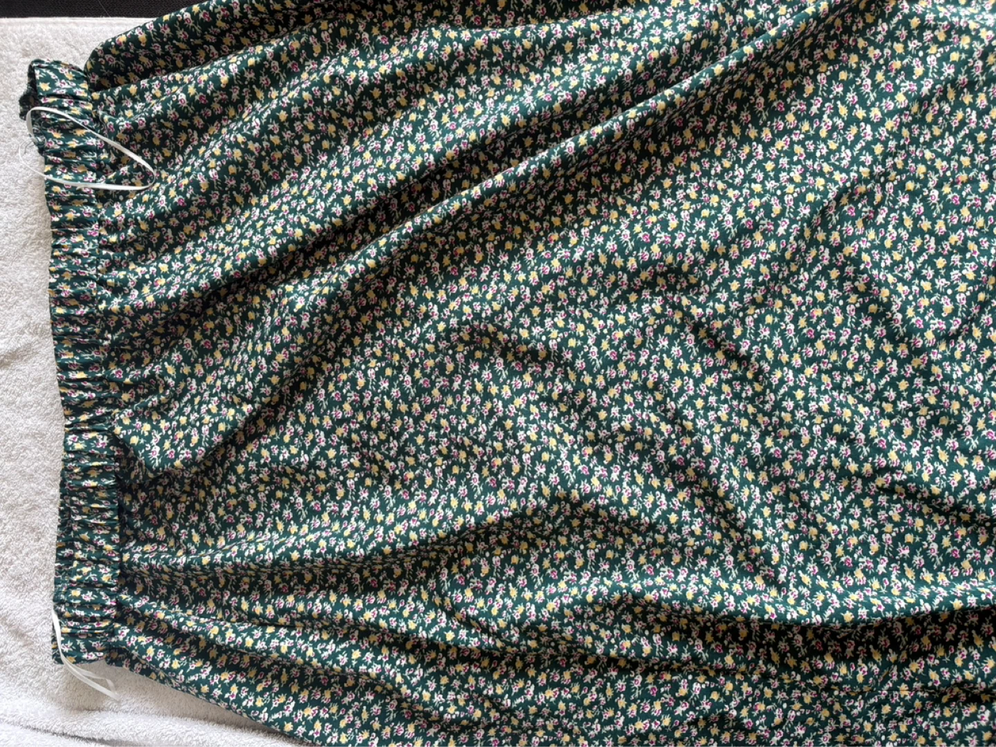 SHEIN Curve Floral Print Maxi Skirt