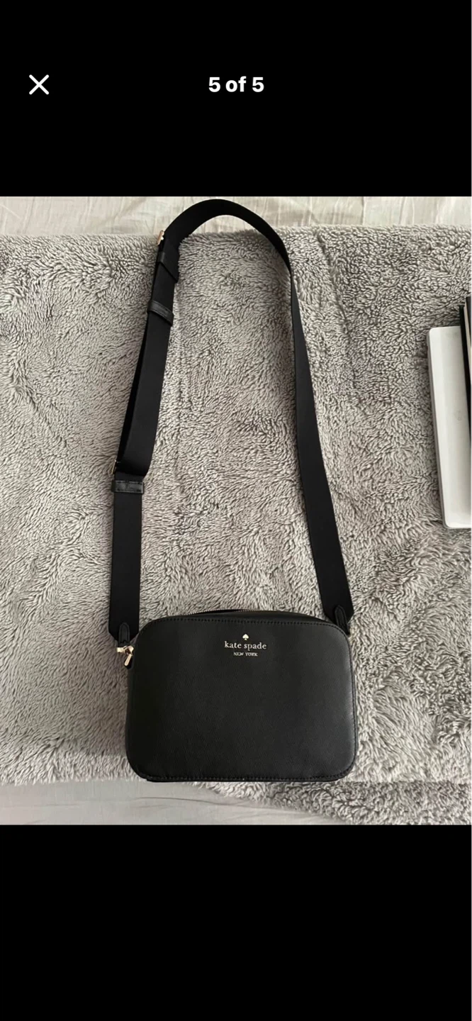 Kate Spade Black Leather Crossbody Bag - photo 5