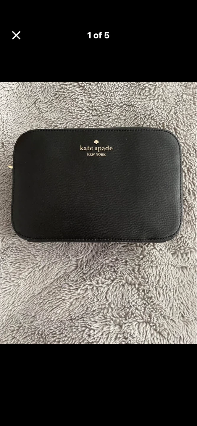 Kate Spade Black Leather Crossbody Bag