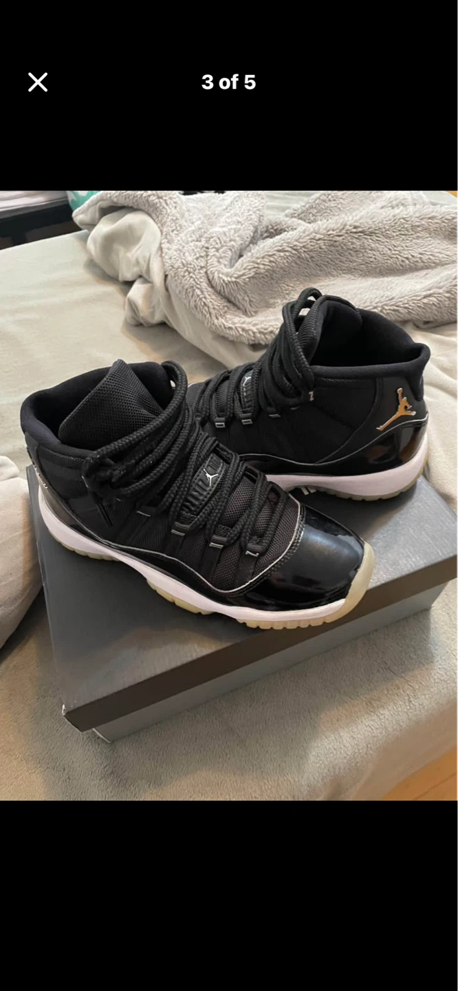 Air Jordan 11 Retro (GS) Black Multi-Color - photo 3
