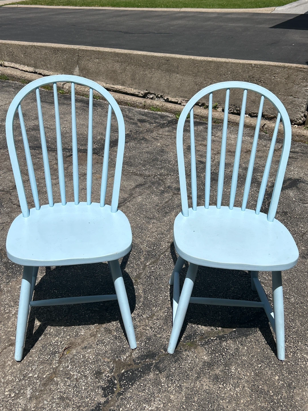 Two  back chairs