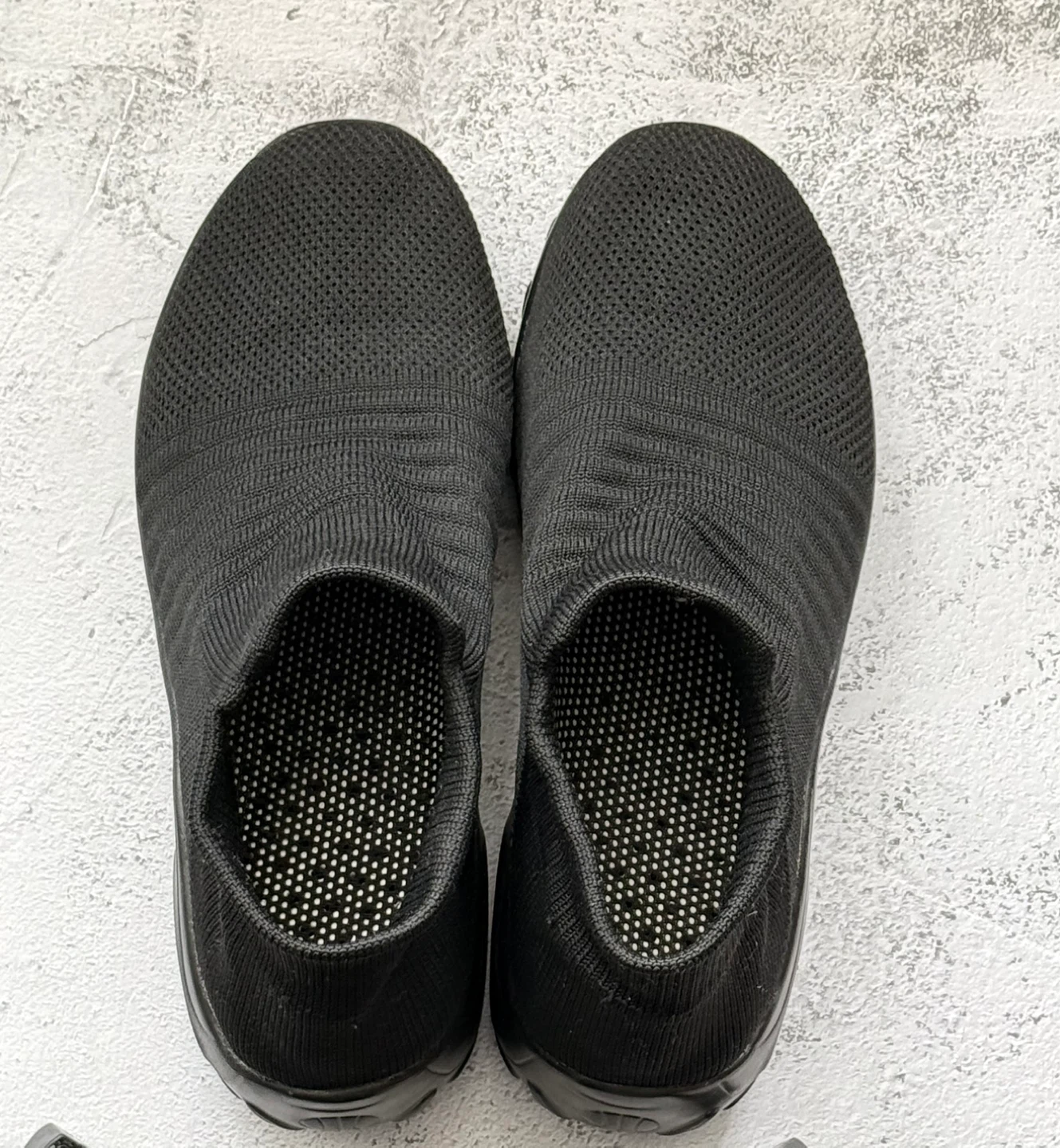 Black Slip-On Sneakers