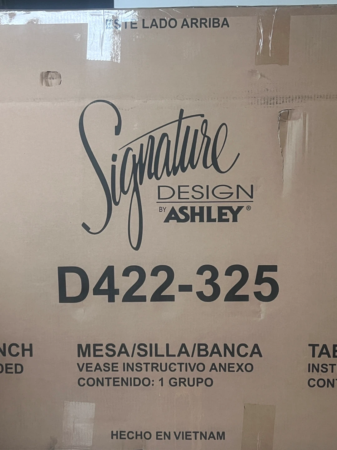 Brand New Ashley 6-Piece Dining Set | Table + 4 Chairs + Bench - photo 2
