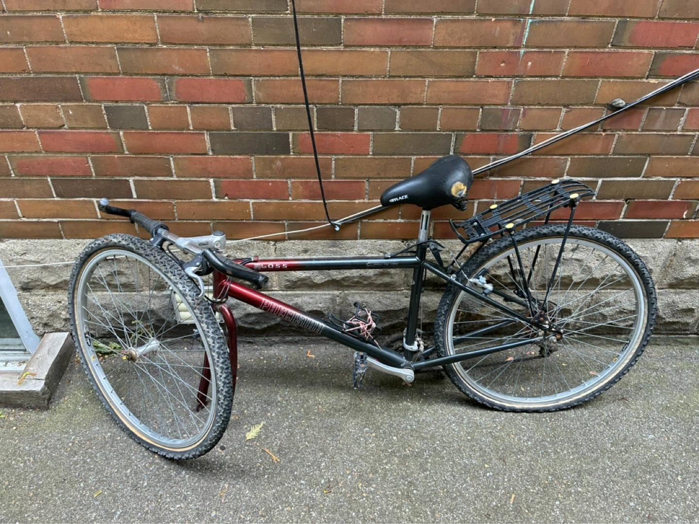 BIKE vintage Precision PR5055 Shimano drivetrain hybrid AS IS