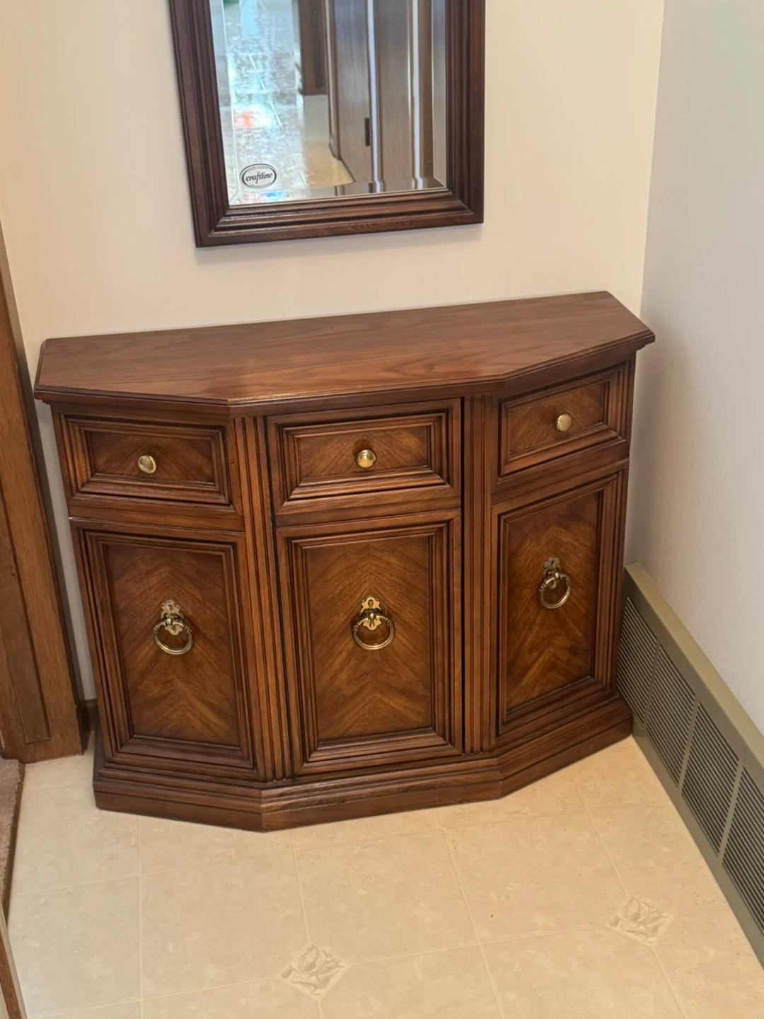 Vintage Wood Cabinet