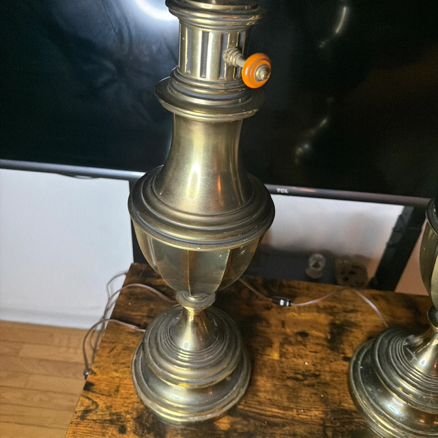 Vintage stiffel Brass Table Lamps - photo 4