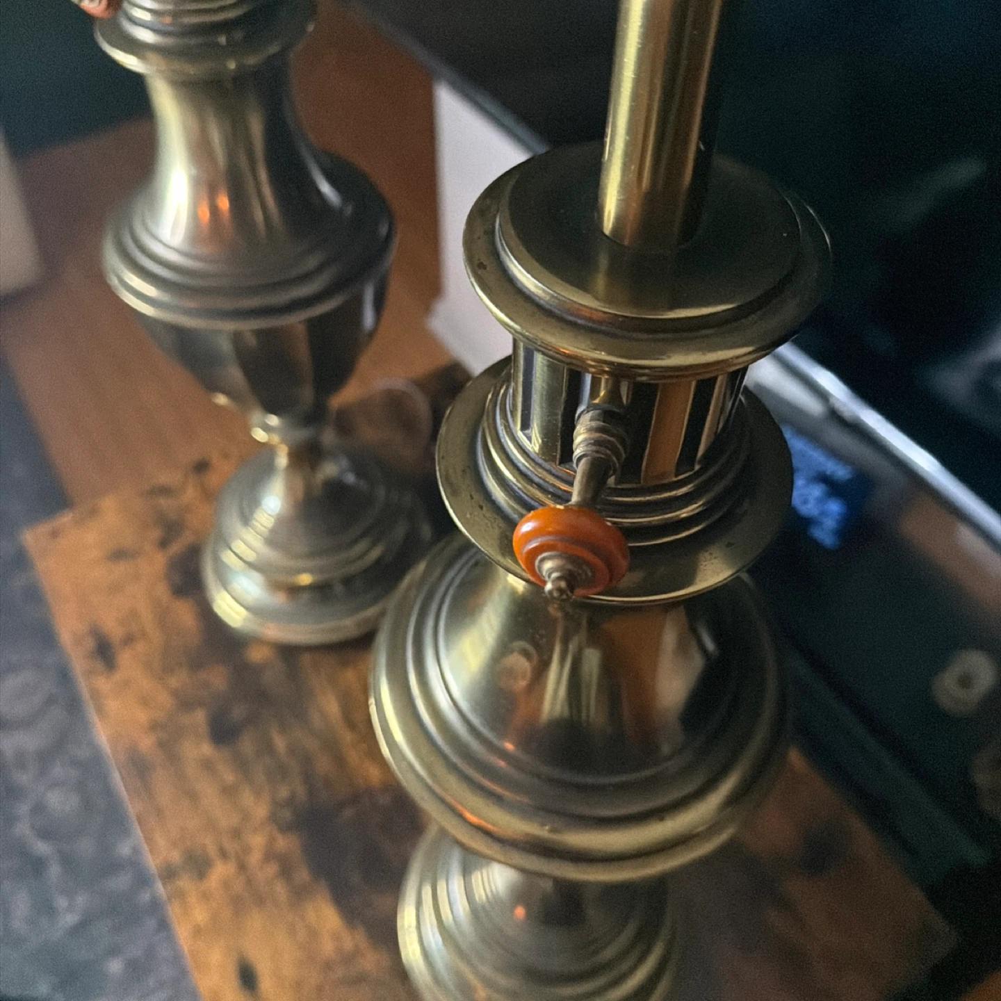 Vintage stiffel Brass Table Lamps - photo 3