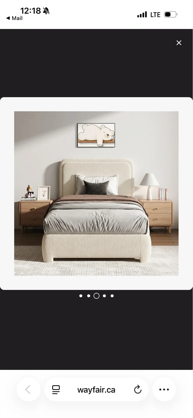 Wayfair twin bed frame - photo 4