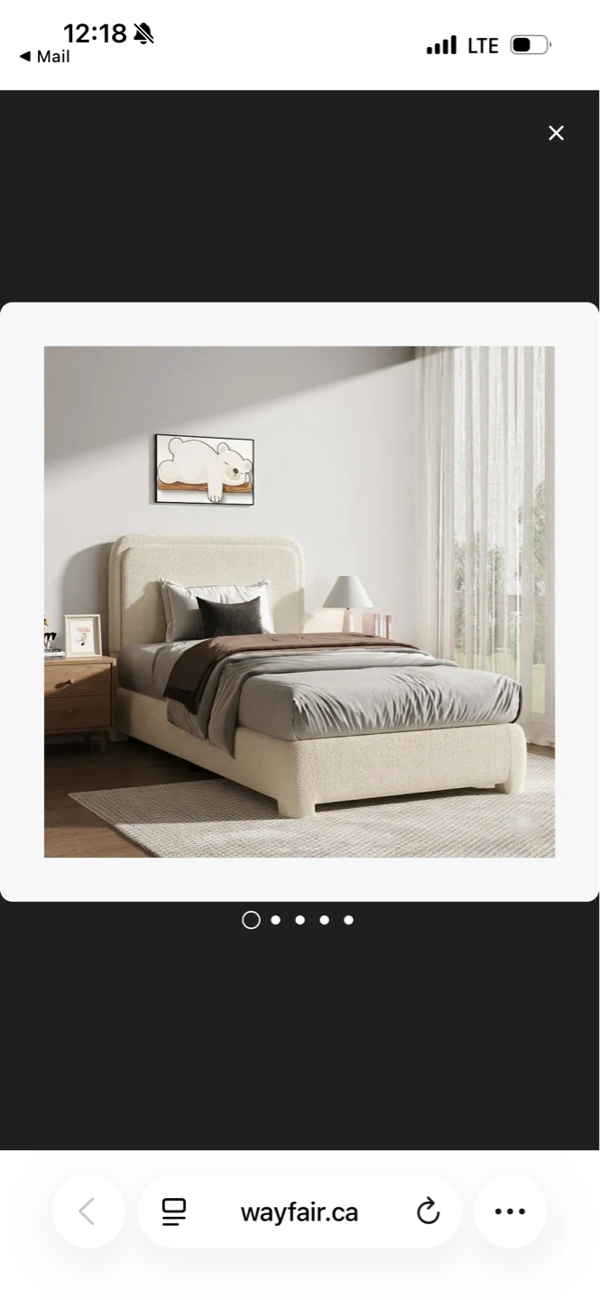Wayfair twin bed frame - photo 5