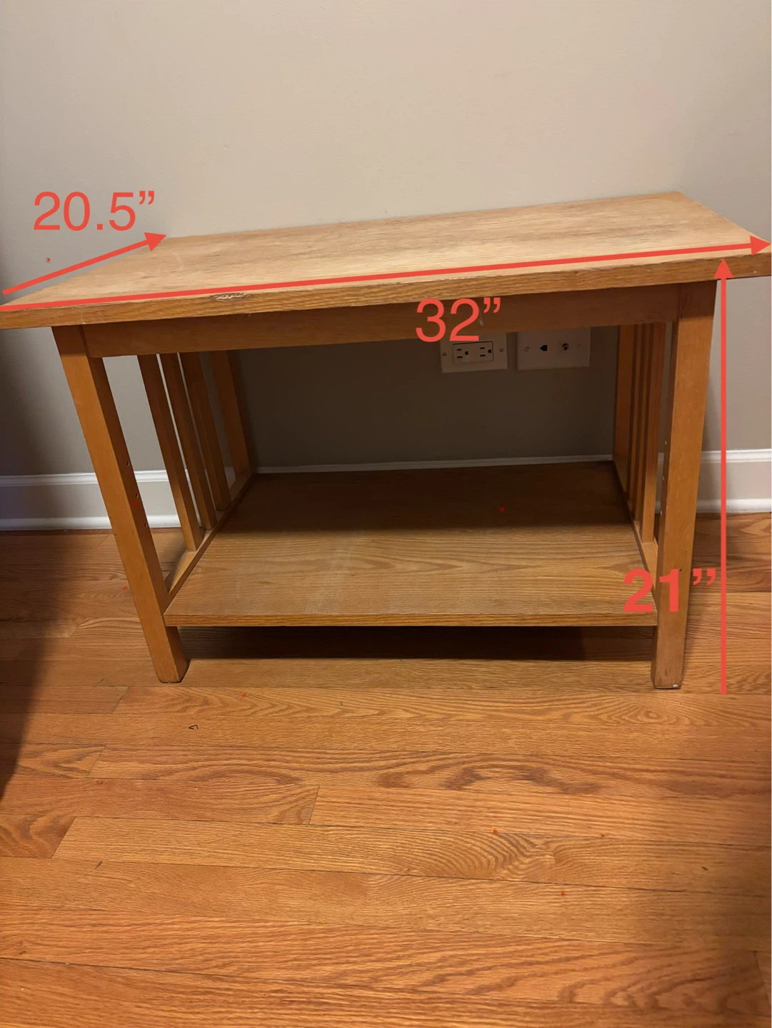 Wooden End Table