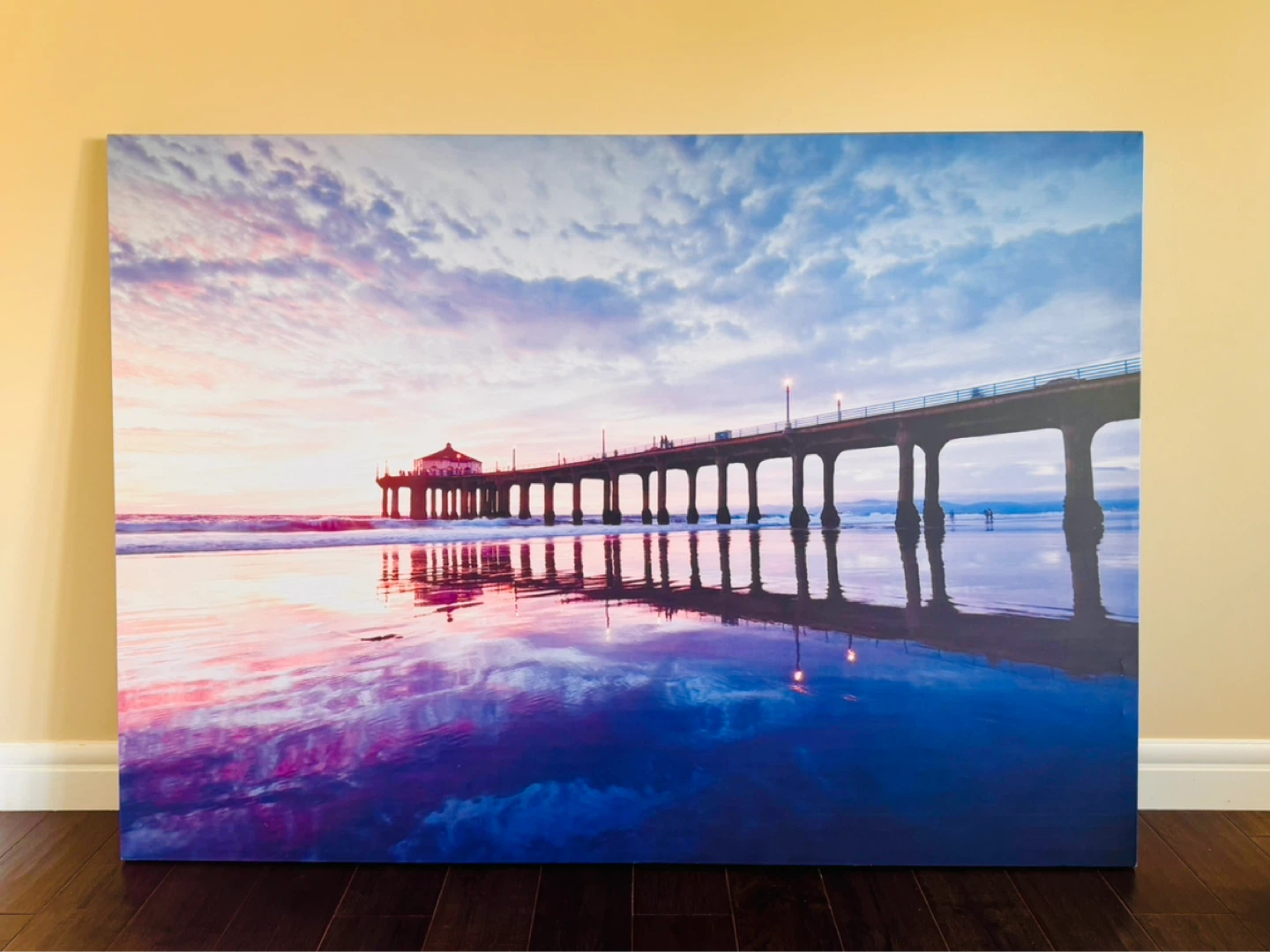 Canvas Print - Pier at Sunset