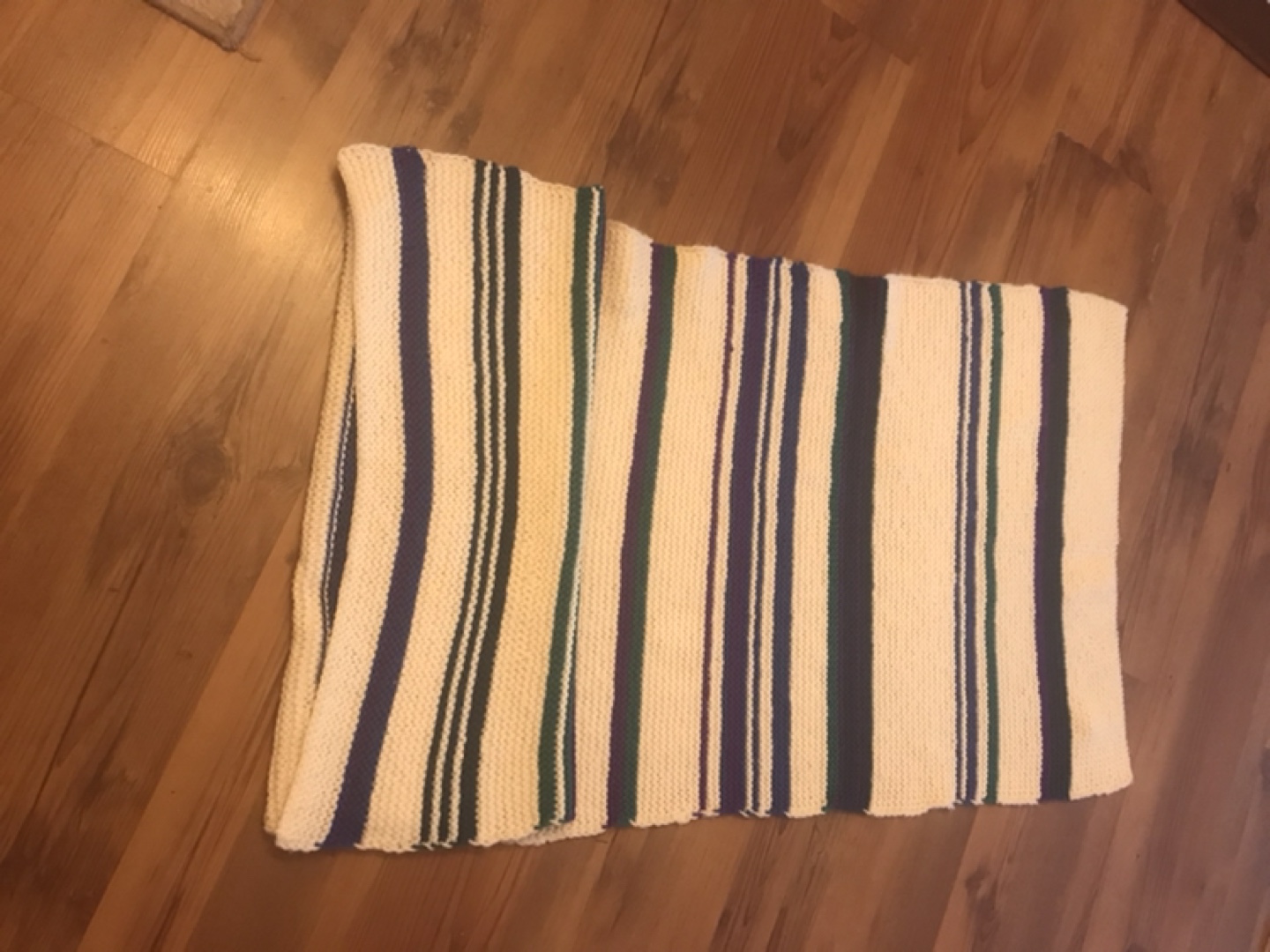 Striped Knit Scarf - photo 2