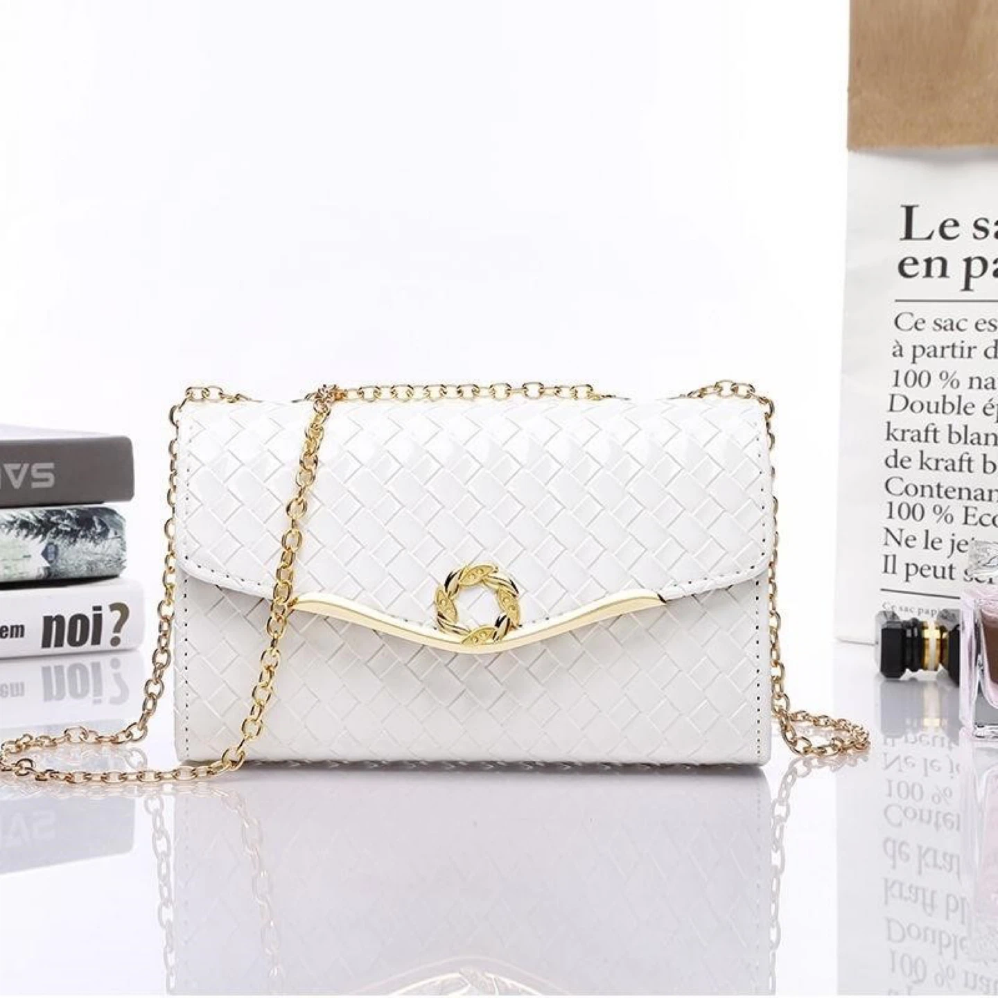 Bulk- Leather woman Chain Shoulder Bag- 30 pcs - photo 2