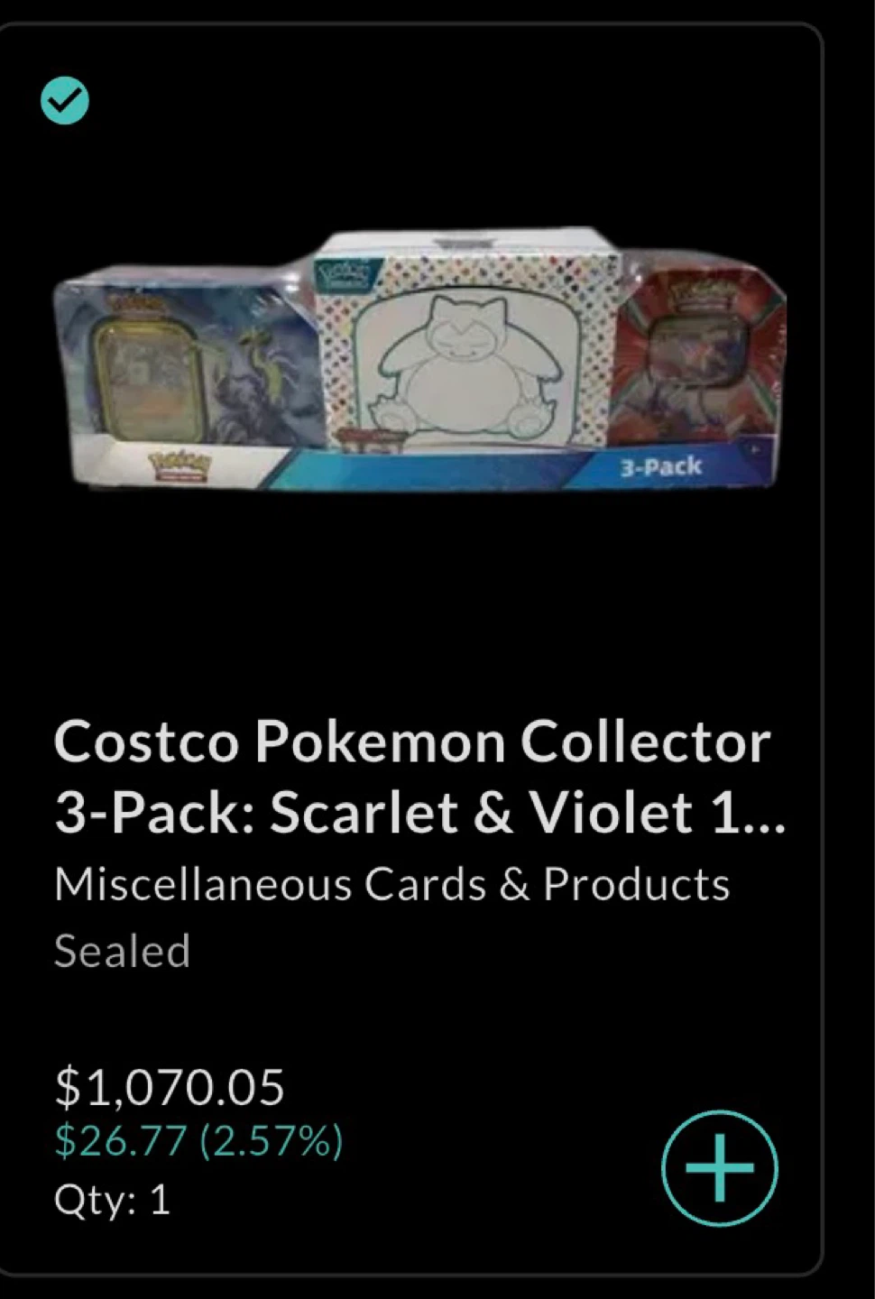 Pokemon Trading Card Game 3-Pack Collector Set
