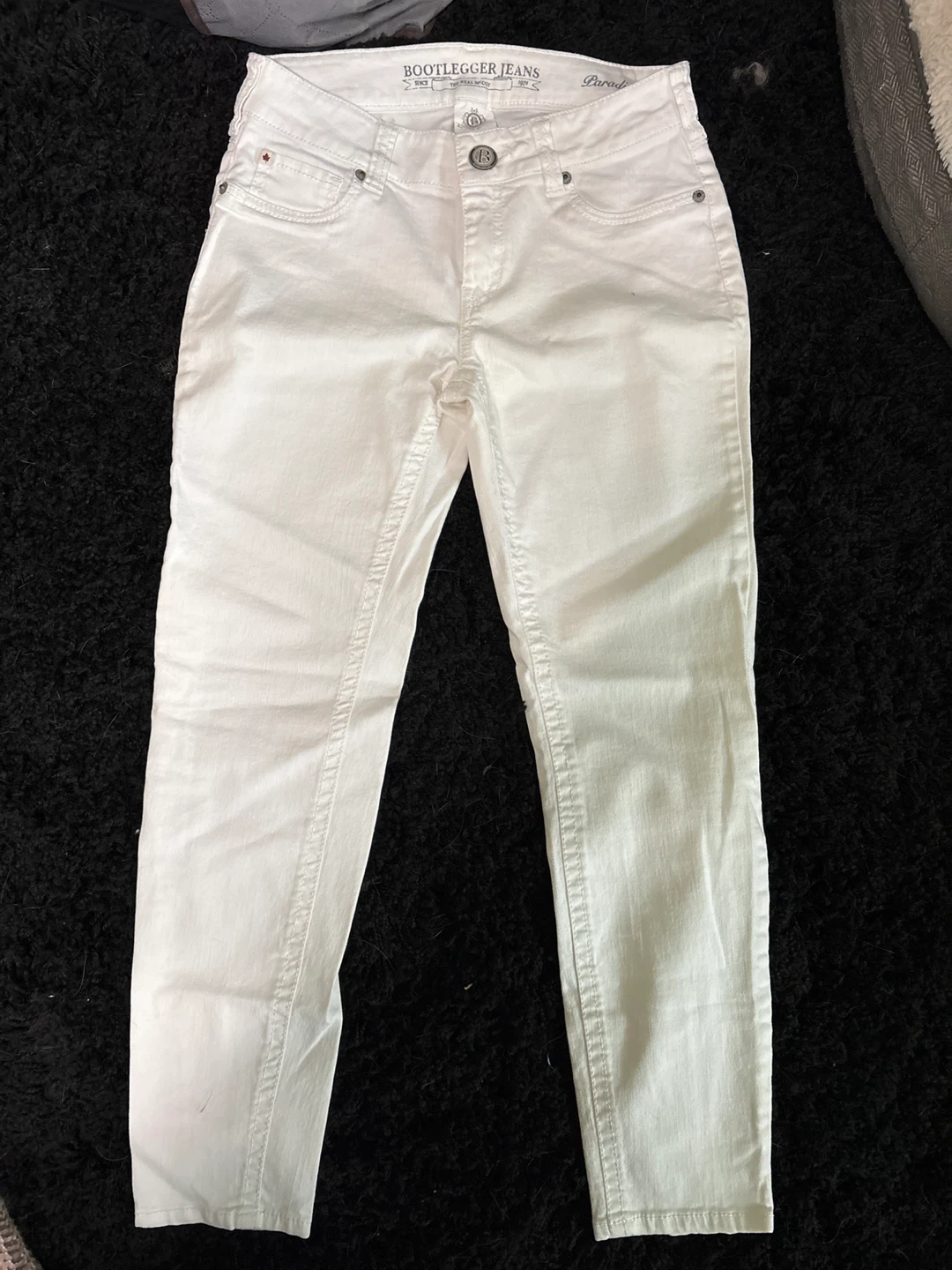 Bootlegger Jeans White Crop - photo 2