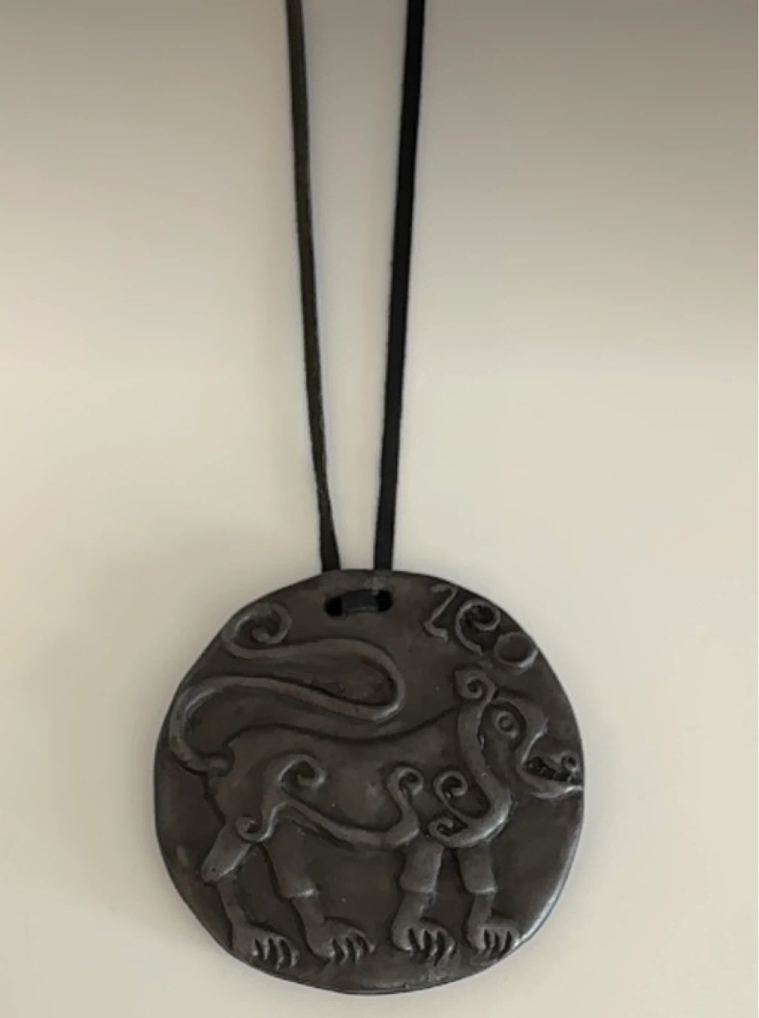 Viking Celtic boar pendant