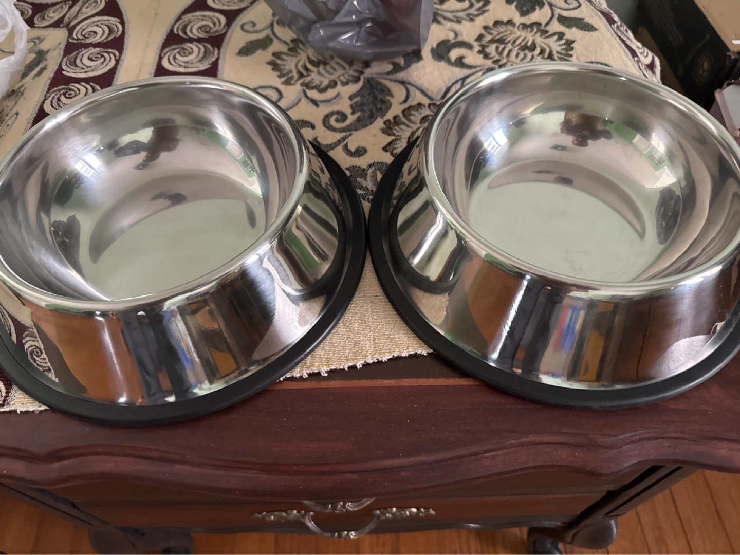 Stainless Steel Pet Bowls - Set of 2