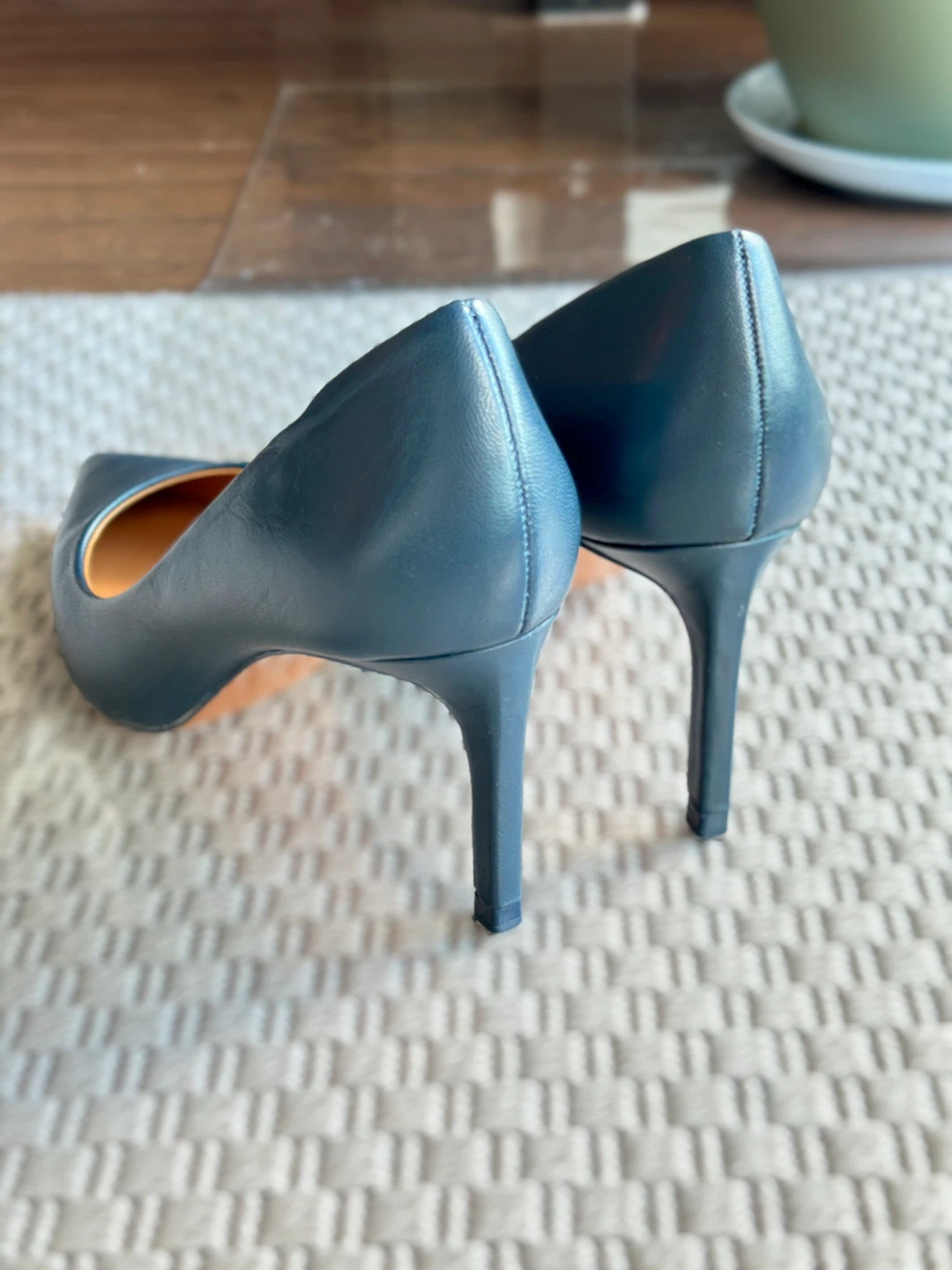 Zara Navy Blue Heels - 37 - photo 3